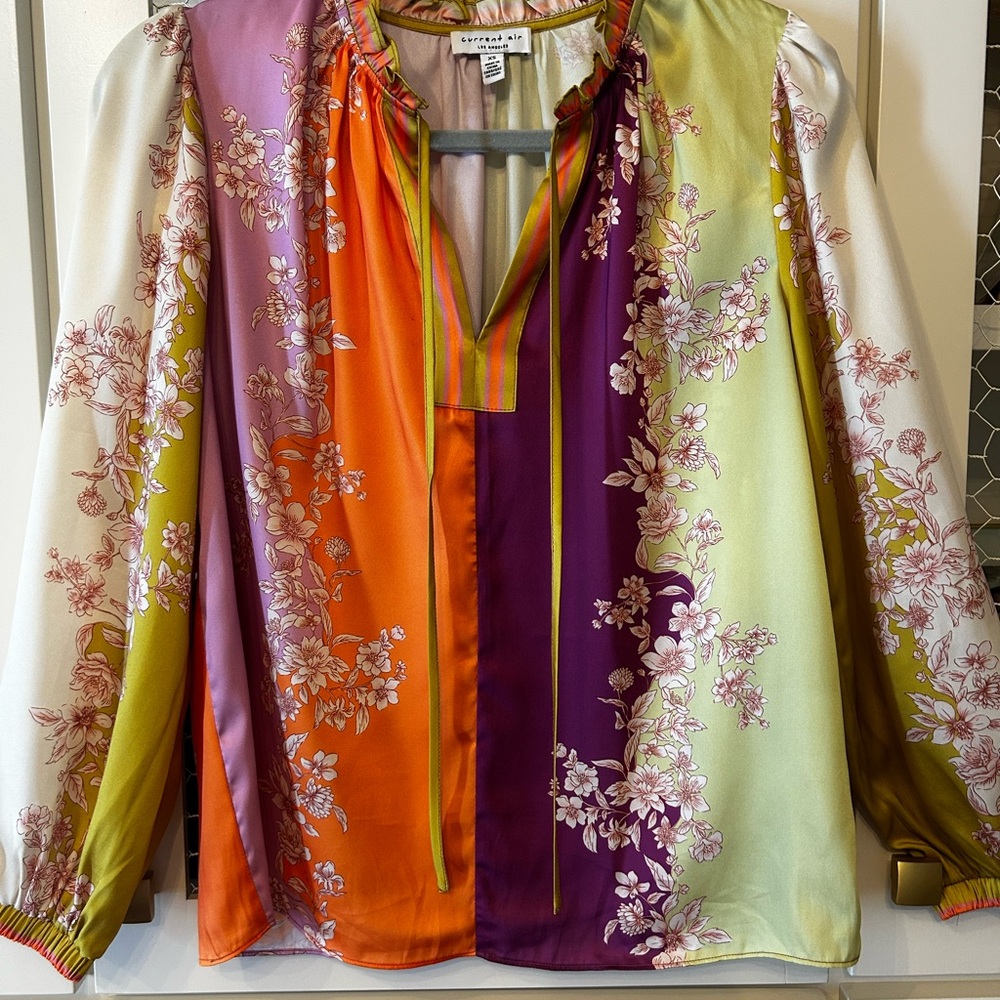 Current Air Multicolor Floral Blouse